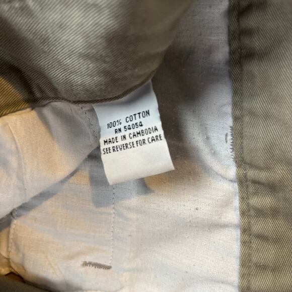 VTG‎ Bugle Boy Pants Mens 31x30 Tan Baggy Pleated Khakis Y2K 80s 90s Tapered - Picture 9 of 12